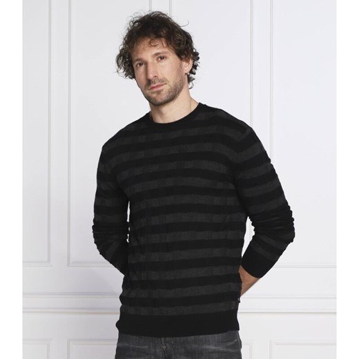 Emporio Armani Wełniany sweter | Regular Fit Emporio Armani XL Gomez Fashion Store