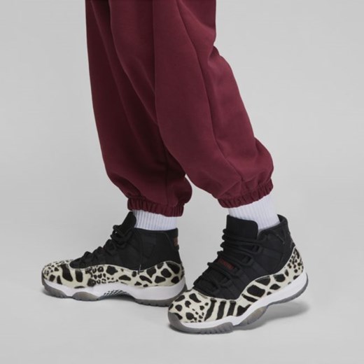 Damskie spodnie z dzianiny Jordan Flight - Czerwony Jordan S Nike poland