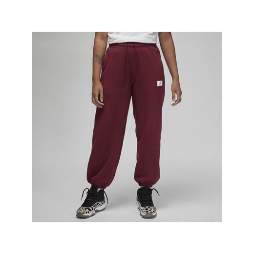 Damskie spodnie z dzianiny Jordan Flight - Czerwony ze sklepu Nike poland w kategorii Spodnie damskie - zdjęcie 146619684