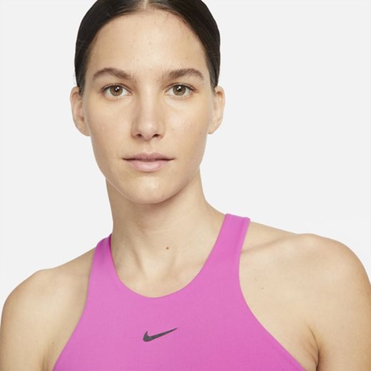 Damski stanik sportowy z lekką podszewką i średnim wsparciem Nike Yoga Alate Nike L promocja Nike poland