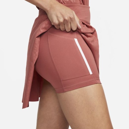 Długa damska spódnica do golfa Nike Dri-FIT Club - Czerwony Nike XS okazja Nike poland