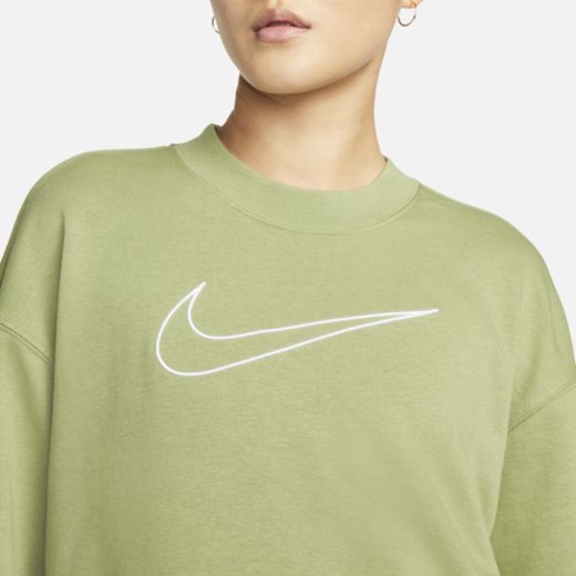 Damska bluza dresowa z półokrągłym dekoltem i grafiką Nike Dri-FIT Get FIT - Nike XS okazja Nike poland