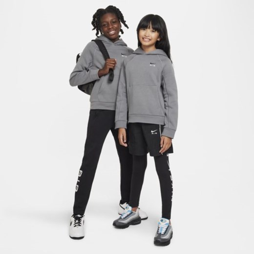Bluza z kapturem dla dużych dzieci Nike Air - Szary Nike S wyprzedaż Nike poland