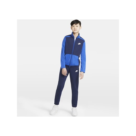 Dres dla dużych dzieci Nike Sportswear - Niebieski Nike M wyprzedaż Nike poland