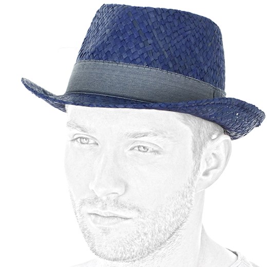 Jagger Eleven by Essential hathouse-pl niebieski kapelusz
