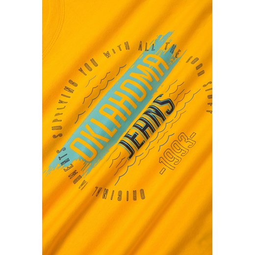 OKLAHOMA T-shirt - Żółty - Mężczyzna - 3XL(3XL) Oklahoma L (L) Halfprice promocyjna cena