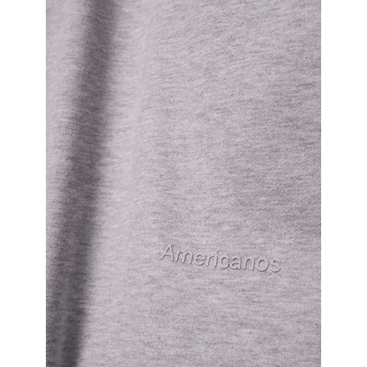 AMERICANOS Bluza - Szary - Unisex - L (L) Americanos XL (XL) promocyjna cena Halfprice