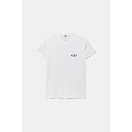 ICEBERG Koszulka piżamowa - Biały - Mężczyzna - S (S) Iceberg XL (XL) Halfprice wyprzedaż