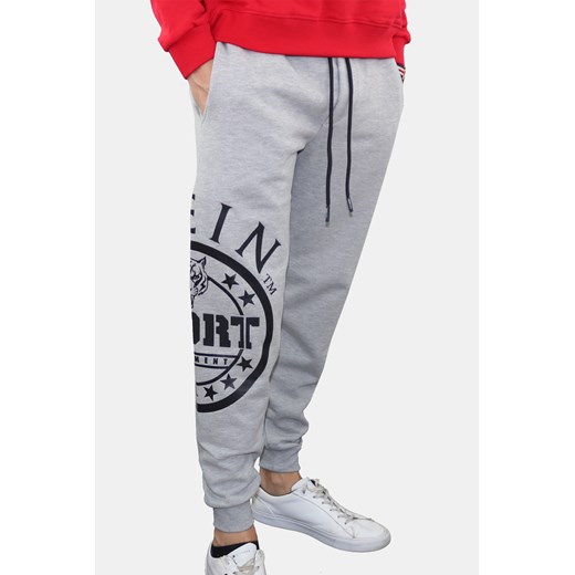 PLEIN SPORT Spodnie dresowe - Szary - Mężczyzna - L (L) Plein Sport 2XL(2XL) promocja Halfprice