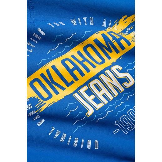OKLAHOMA Bluza z kapturem - Niebieski - Mężczyzna - XL (XL) Oklahoma XL (XL) Halfprice