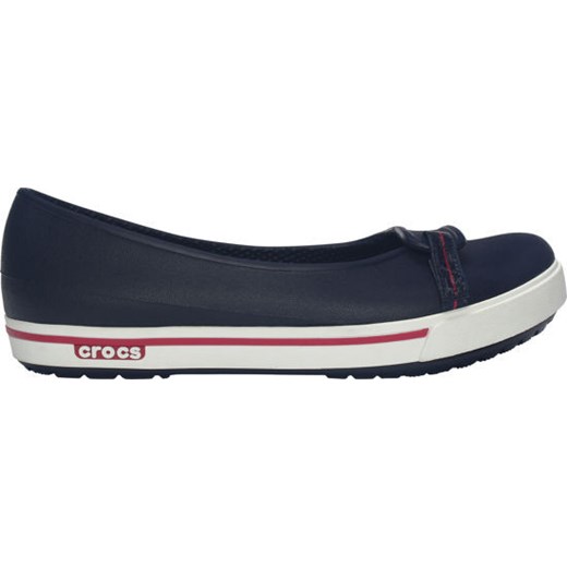 BUTY BALERINKI CROCS CROCBAND ii5 FLAT NAVY yessport-pl czarny Balerinki