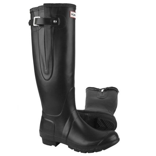 BUTY KALOSZE HUNTER regulowane w lydce W23706 black yessport-pl szary angielskie