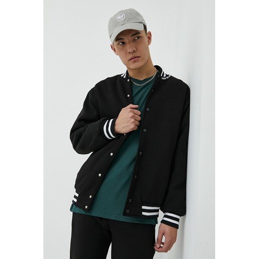 Kangol kurtka bomber kolor czarny przejściowa Kangol M ANSWEAR.com