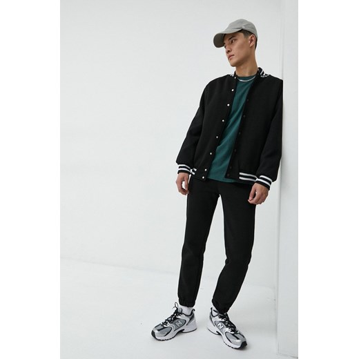 Kangol kurtka bomber kolor czarny przejściowa Kangol S ANSWEAR.com