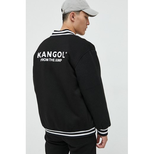 Kangol kurtka bomber kolor czarny przejściowa Kangol L ANSWEAR.com