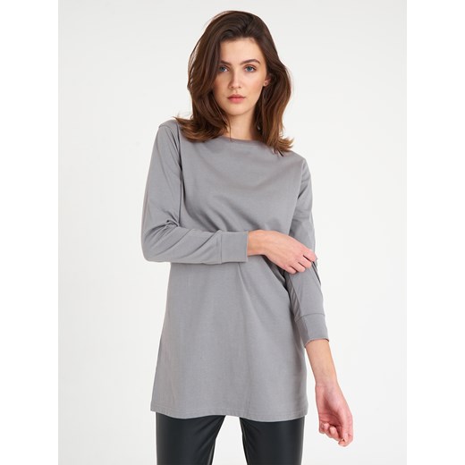 GATE Klasyczny długi bawełniany t-shirt damski 34 Gate 40 okazyjna cena gateshop