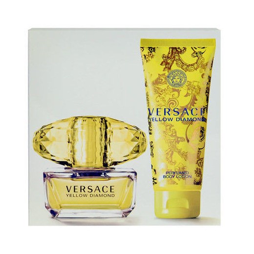 Versace Yellow Diamond W Zestaw perfum Edt 50ml + 100ml Balsam e-glamour bialy balsamy