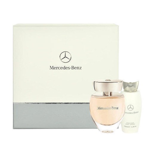 Mercedes-Benz Mercedes-Benz W Zestaw perfum Edp 90ml + 100ml Balsam e-glamour bialy balsamy