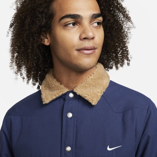 Wyściełana kurtka flanelowa do skateboardingu Nike SB - Niebieski Nike S Nike poland