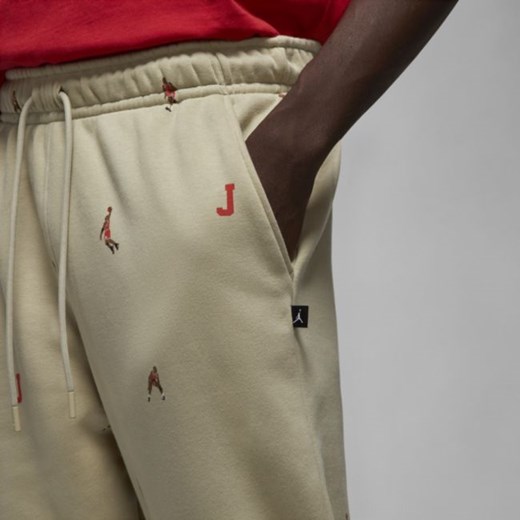Męskie spodnie świąteczne z dzianiny dresowej Jordan Essentials - Brązowy Jordan XL Nike poland