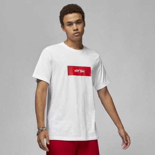 T-shirt męski Jordan „Milan” City Stencil - Biel Jordan XL Nike poland