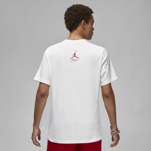 T-shirt męski Jordan „Milan” City Stencil - Biel Jordan L Nike poland