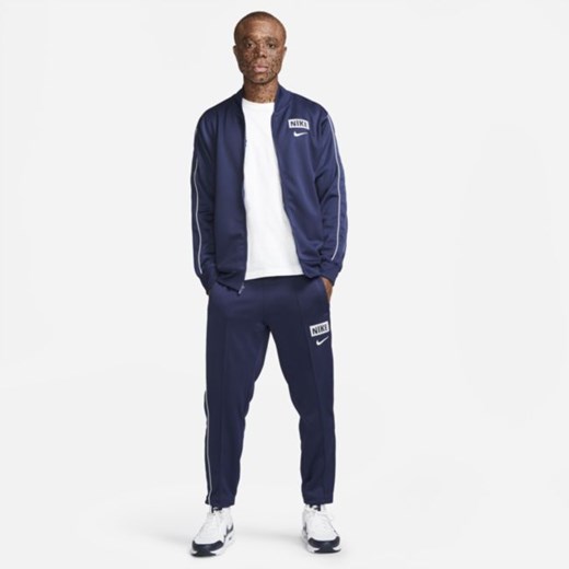 Męskie spodnie w stylu retro Nike Sportswear - Niebieski Nike L Nike poland