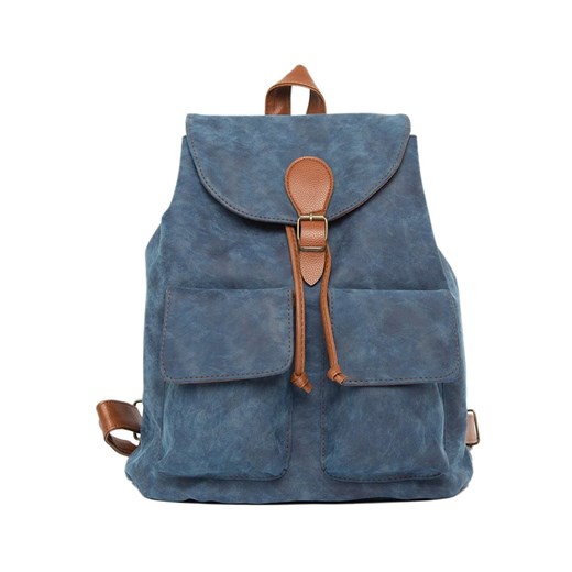 Plecak w kolorze niebieskim - 30 x 36 x 12 cm Bags Selection onesize okazja Limango Polska