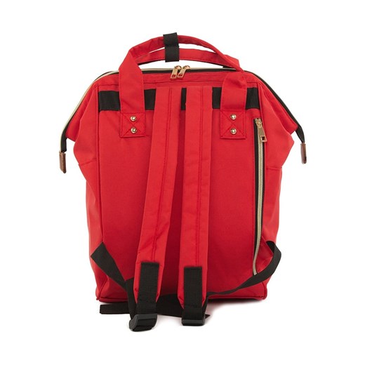 Plecak w kolorze czerwonym - 26 x 35 x 12 cm Bags Selection onesize okazja Limango Polska
