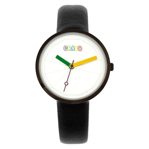 Zegarek kwarcowy "Metric" w kolorze czarno-białym Crayo onesize okazja Limango Polska