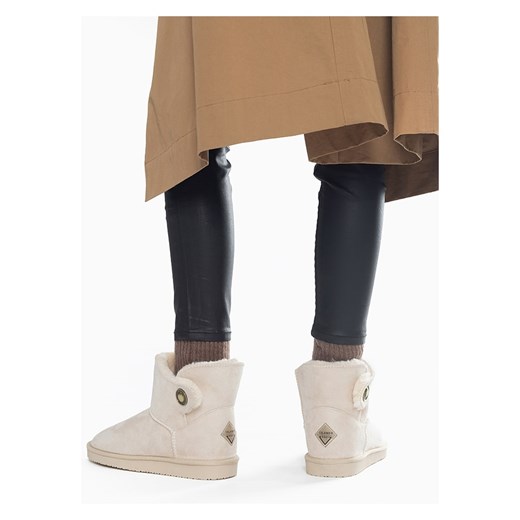 Botki zimowe "Catalina" w kolorze kremowym Island Boot 41 Limango Polska wyprzedaż