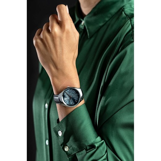 Zegarek "CAS-B021S" w kolorze srebrno-czarnym Marc Malone onesize Limango Polska wyprzedaż