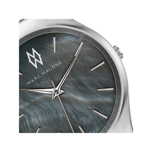Zegarek "CAS-B021S" w kolorze srebrno-czarnym Marc Malone onesize wyprzedaż Limango Polska