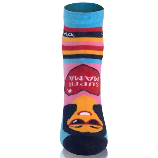 Skarpetki stopki K89S Super Mama, Kolor multicolour, Rozmiar 35-38, Gee One ze sklepu Intymna w kategorii Skarpetki damskie - zdjęcie 146931173
