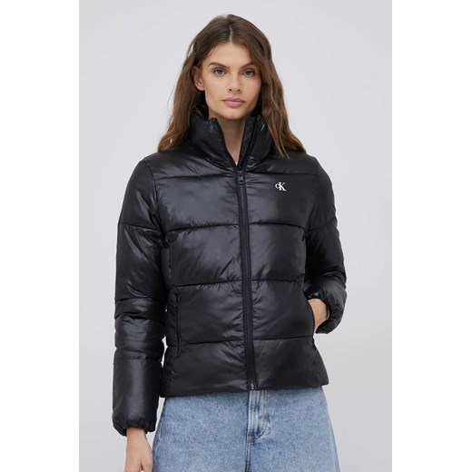 Calvin Klein Jeans kurtka damska kolor czarny zimowa L ANSWEAR.com
