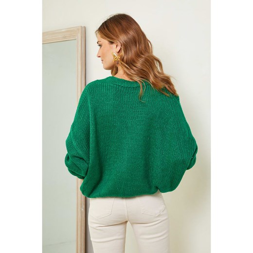 Kardigan "Forza" w kolorze zielonym Joséfine M Limango Polska promocyjna cena