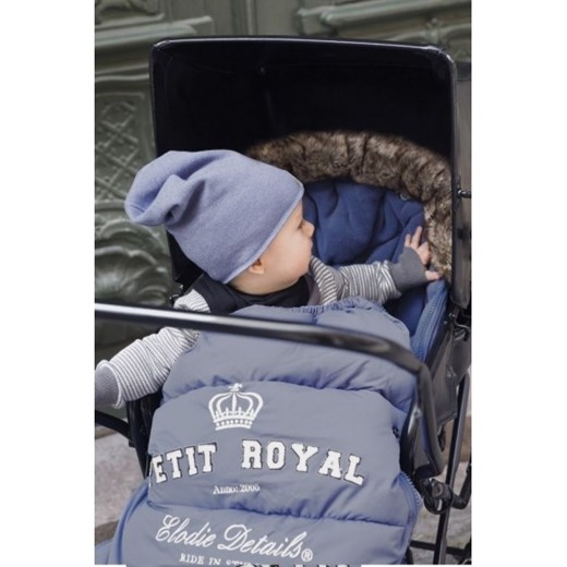 Śpiworek do wózka Petit Royal Blue - Elodie Details moda-mini szary woda