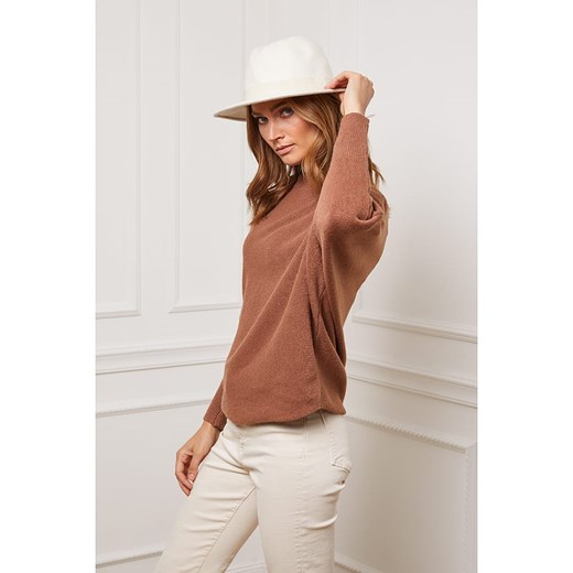 Sweter "Jackson" w kolorze karmelowym Joséfine M wyprzedaż Limango Polska