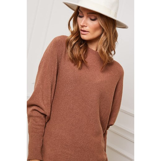 Sweter "Jackson" w kolorze karmelowym Joséfine M okazyjna cena Limango Polska
