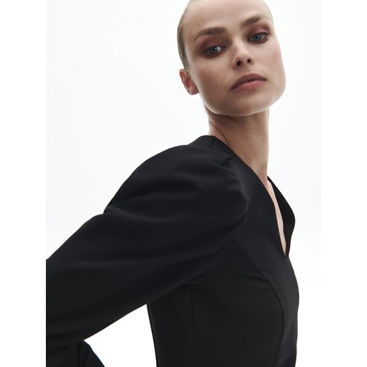 Reserved - Sukienka z paskiem - Czarny Reserved XS Reserved