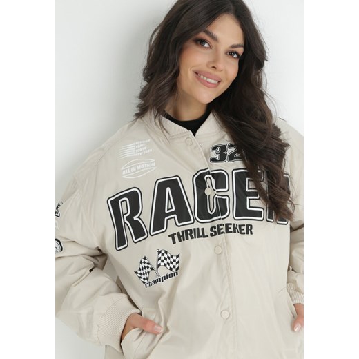 Kurtka damska Born2be z tkaniny beżowa 