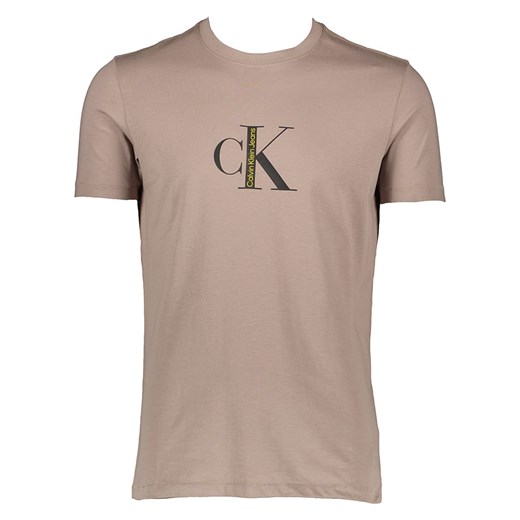 Koszulka w kolorze szarobrązowym Calvin Klein M okazyjna cena Limango Polska