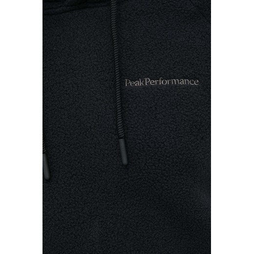 Peak Performance bluza męska kolor czarny z kapturem gładka Peak Performance L ANSWEAR.com