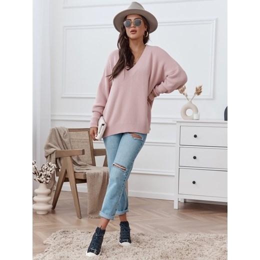 Sweter Lirossa Pudrowy Lisa Mayo uniwesralny Lisa Mayo