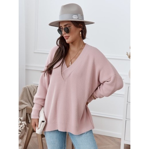 Sweter Lirossa Pudrowy Lisa Mayo uniwesralny Lisa Mayo