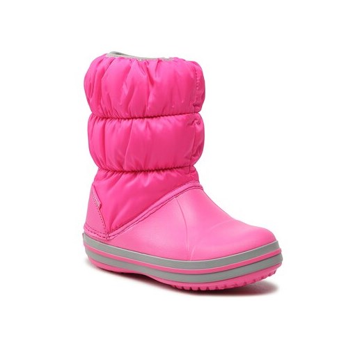 Buty zimowe dziecięce Crocs na rzepy 