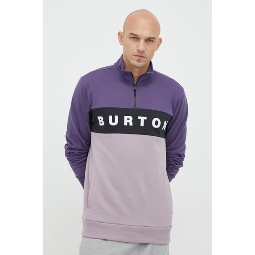 Burton bluza męska kolor różowy wzorzysta Burton S ANSWEAR.com