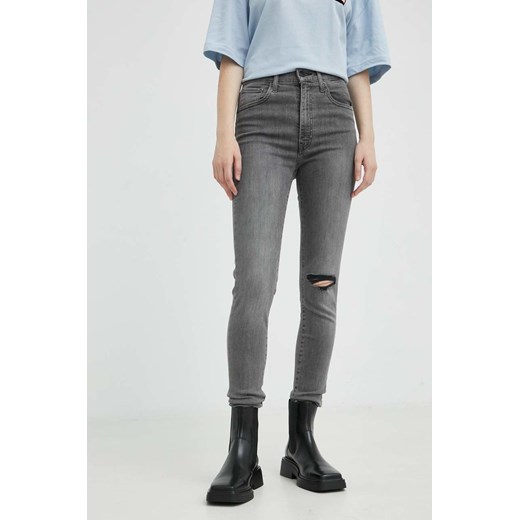 Levi&apos;s jeansy MILE HIGH SUPER SKINNY damskie high waist ze sklepu ANSWEAR.com w kategorii Jeansy damskie - zdjęcie 147031704