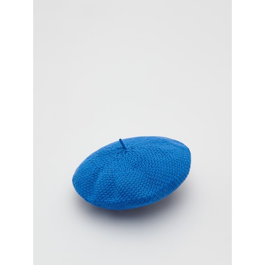 Reserved - Beret z wełną - Niebieski Reserved ONE SIZE okazja Reserved
