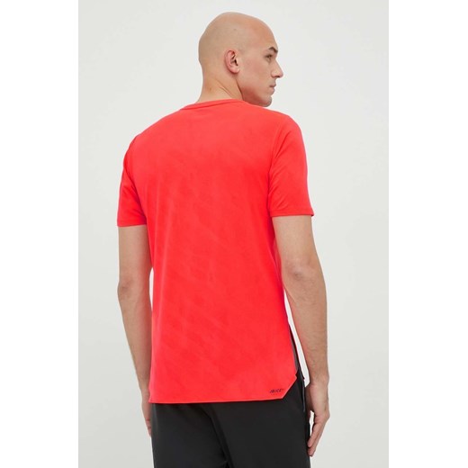 New Balance t-shirt do biegania NYC Marathon Q Speed kolor czerwony gładki New Balance L ANSWEAR.com